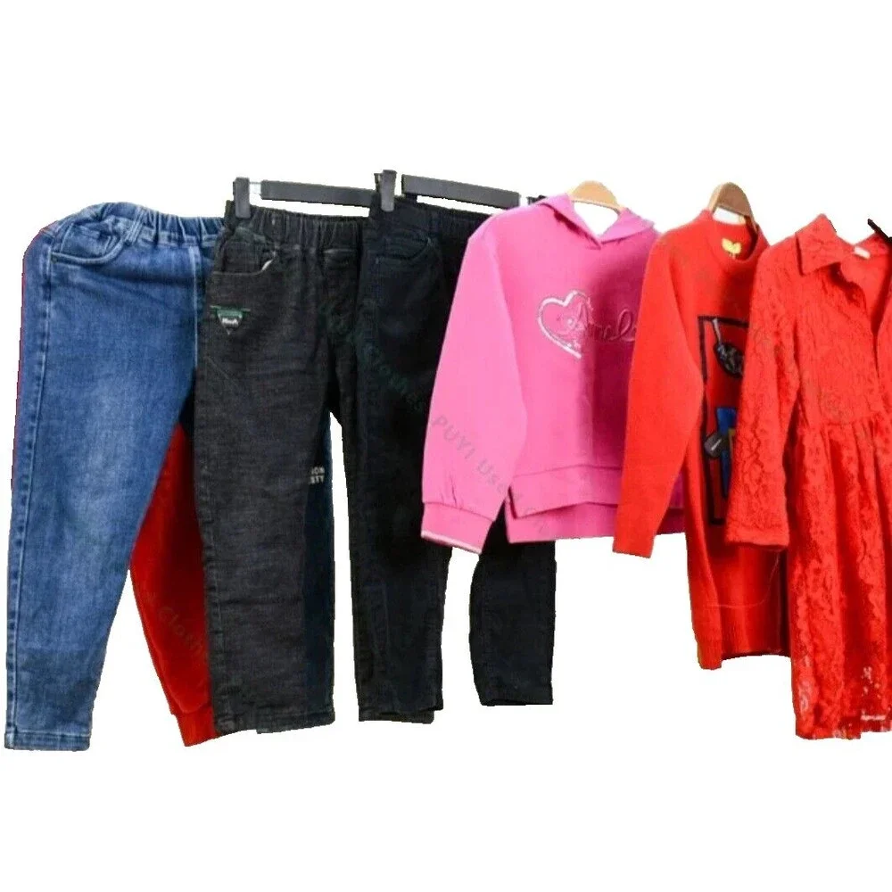 Lot of‎ 50 pcs Mix Kids Clothes Boys  Girls Bulk Wholesale Consignment 0-18 Year
